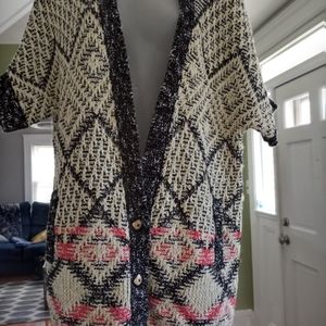 Carol Andersen long cardigan.Small